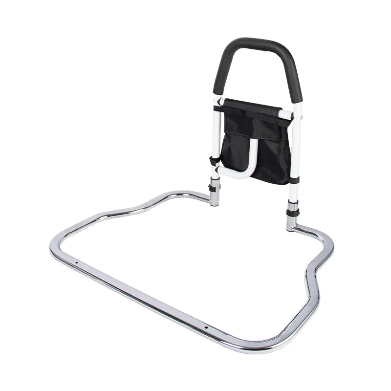 Patient Folding Walker Portable Adjustable Bed Assist Rail Walking Sticks for Disabled