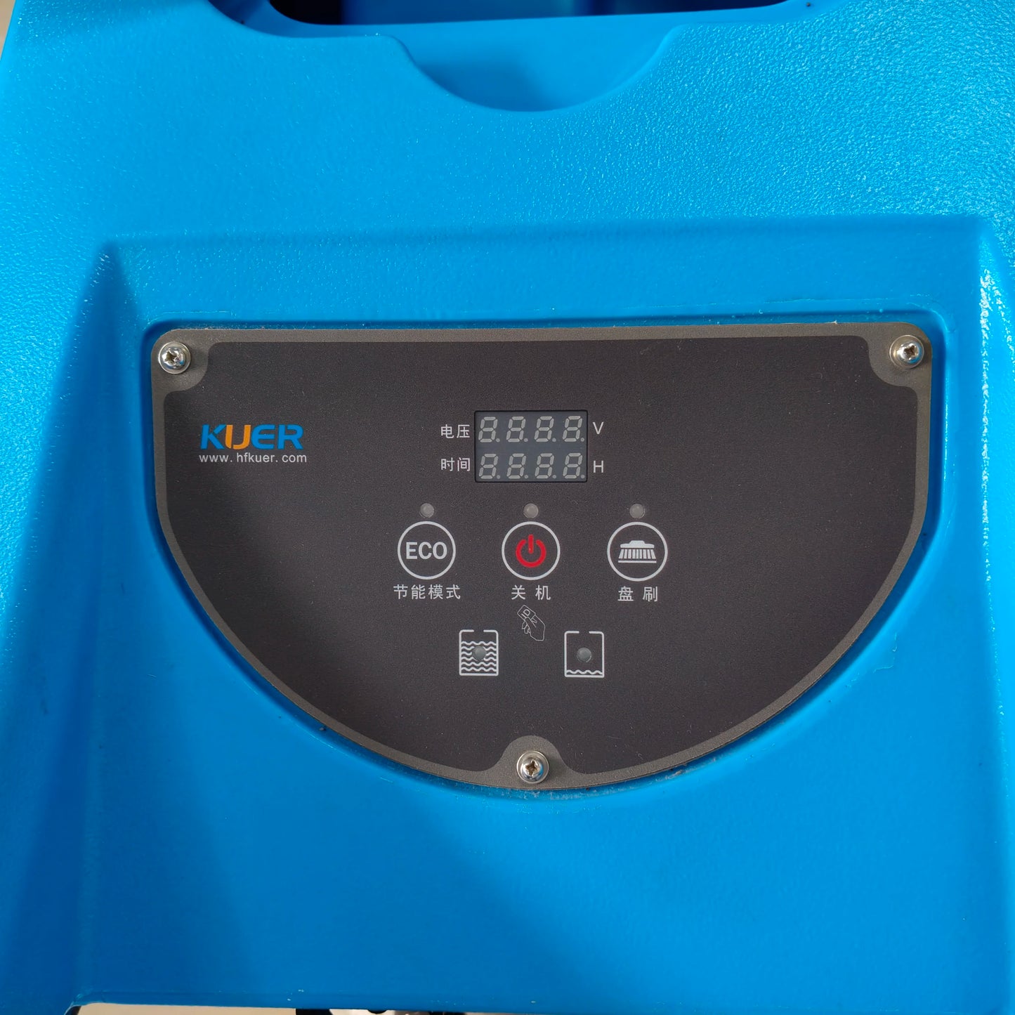 KUER Wholesale 21 Inch Floor Scrubber Cleaning Machine 55L Mini Auto Scrubber Floor Cleaning Machine for Hospital