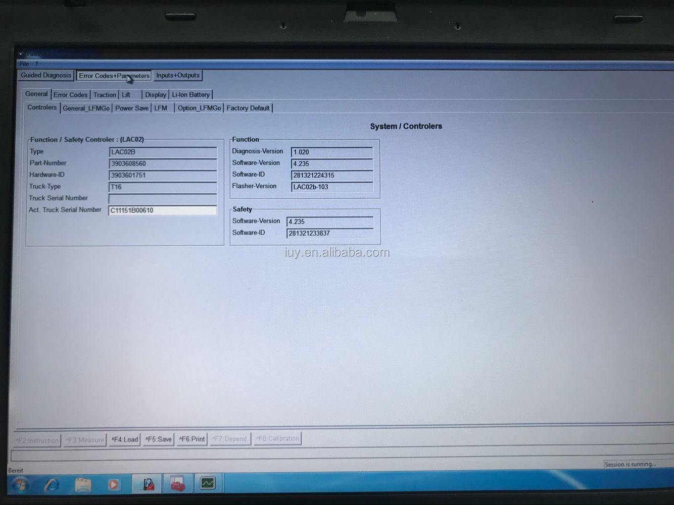 C2 Laptop for LINDE BT Canbox III Forklift Truck Diagnostic Tool Lidos 3003652503 Linde BT 3 Canbox Doctor Lsg Pathfifinder