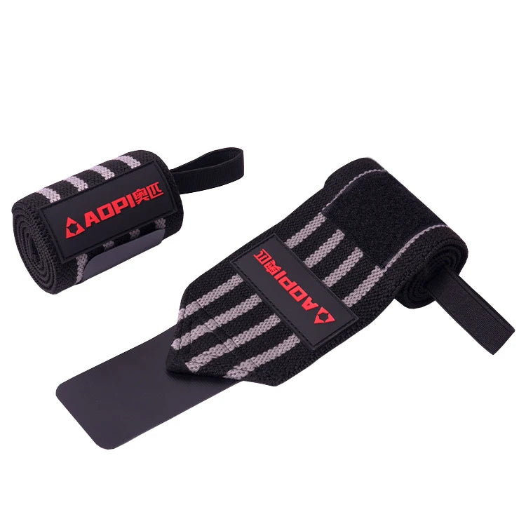 Adjustable Fitness Weight Lifting Training Wrist Brace Sports Sweat Band Polyester Cotton High Elasticity Wrist Guard