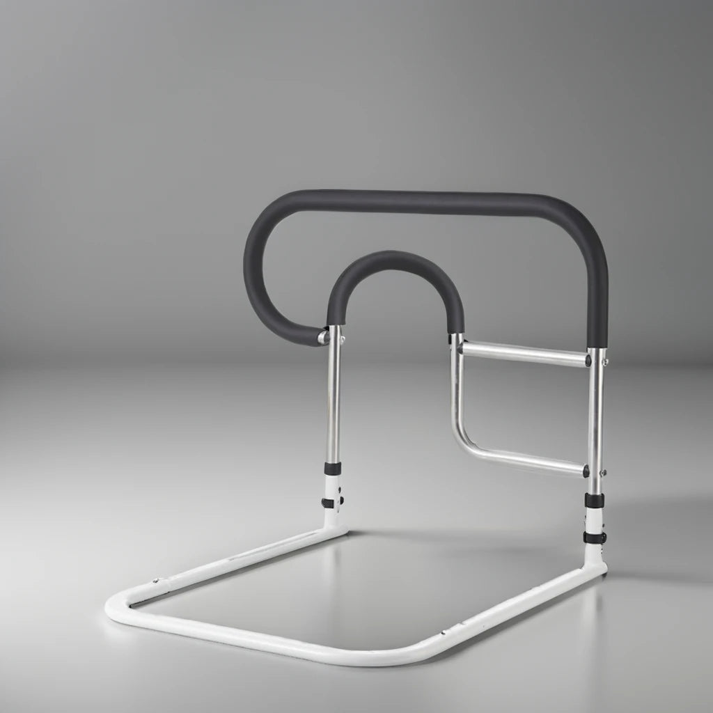 Patient Folding Walker Portable Adjustable Bed Assist Rail Walking Sticks for Disabled