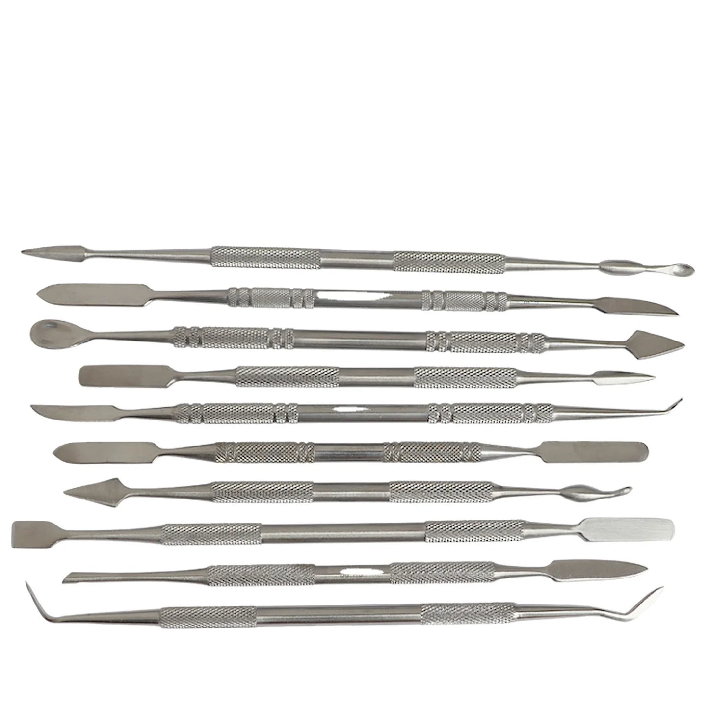10PCS Dental Lab Stainless Steel Wax Carving Tool Set Dentist Sculpture Knife Dentistry Instrument