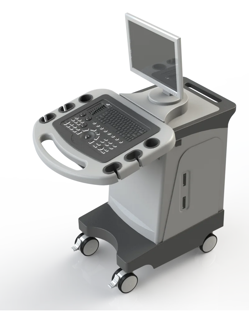 Hospital Ultrasound Machine Hand-Push E2000 Technical Parameters Color Doppler Ultrasound Imaging System