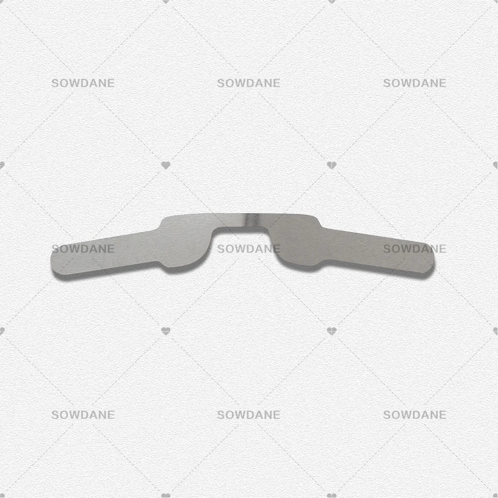 5 Packs Dental Sectional Contoured Metal Matrices Dental Twin Anterior Matrices with Locker Dentist Matrix Material 10pcs/pack
