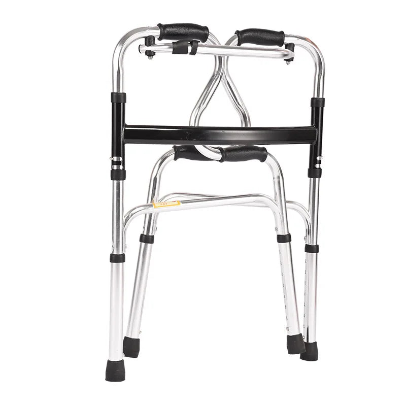 Folding Walking Aid Walker Frame for Disabled Lightweight Standing Frame Aluminum Hospital Device