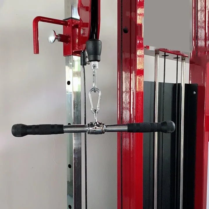 Fitness Solid T-bar, V-Bar Heavy Duty Load Bearing Lat Pull Down Bar,Fine Polishing Sitting Rowing Fitness Equipment Accessories