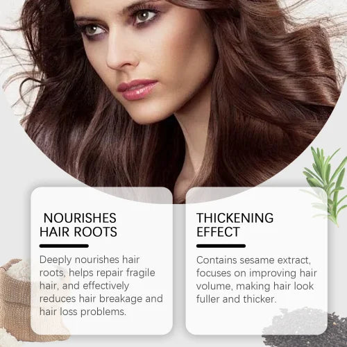 West Month Black Sesame Hair Care Essence Nourishes Hair Improves Dry Hair And Split Ends