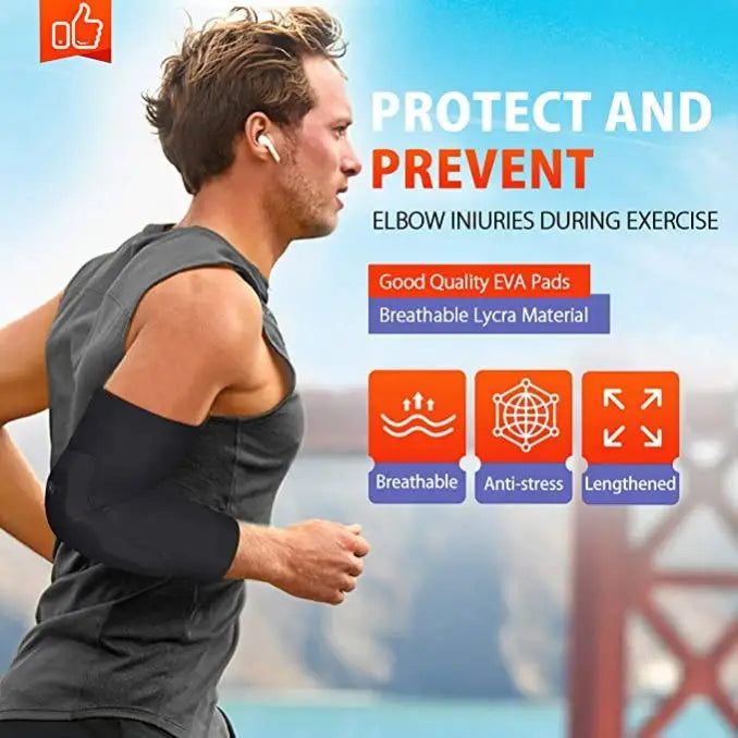 Adult Fitness Protector Elbow Pads Badminton Sport Support Basketball Elbow Protective Pad