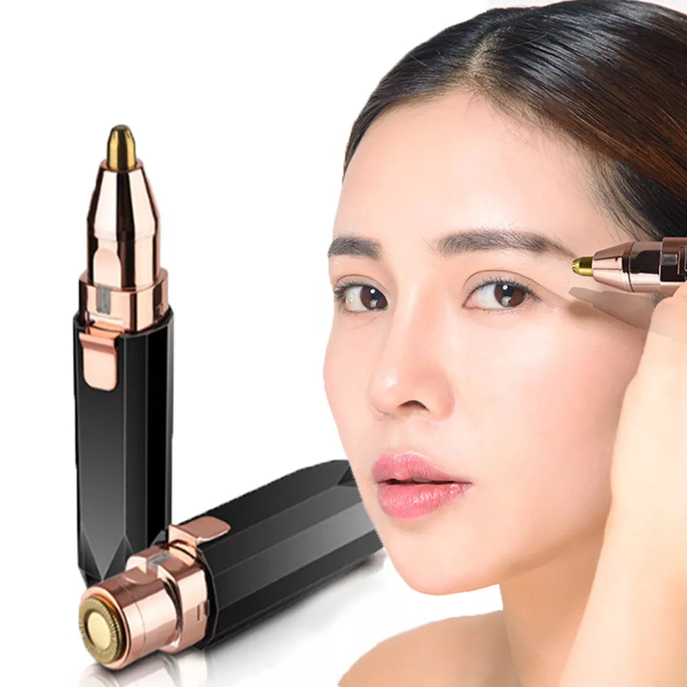 Electric Eyebrow Puller 2 IN 1 Facial Body Hair Remover Mini Portable USB Brows Eyebrow Trimmer Hair Shaver for Men& Women