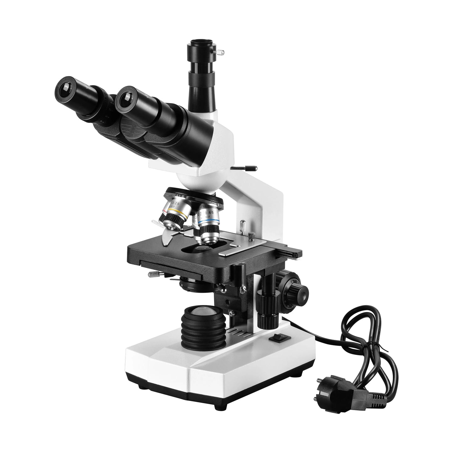 1600X Reusable Biological Optical Microscope for Home Hospital Pet Science Laboratory Use for Bacteria Observation Binocular