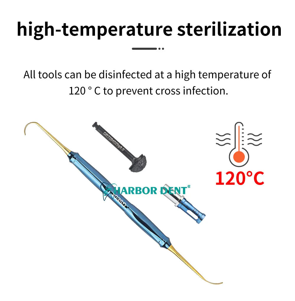 Dentium Dental Implant Kit Dask Sinus Drill Stoppers Hand Tool Instrument Set for Dentist Machinery Power Source