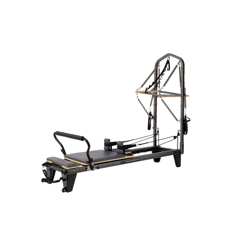 Portable Foldable Pilates Reformer Machine Gym Fitness Pilates Trainer Yoga Studio Aluminum Alloy Pilates Reformer Set for Sale