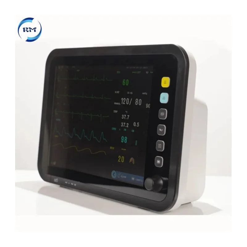 Full Touch Screen 12.1 Inch ICU Monitor Hospital Ambulance Instrument Vital Signs Portable Multi-parameter Patient Monitor