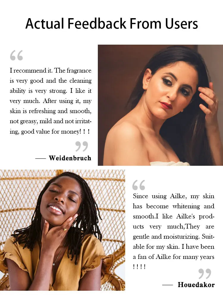 AILKE Natural Turmeric Skin Care Range, Lightening, Cleaning Skin, Moisturizes, Remove Acne and Pimples, Refining Pores