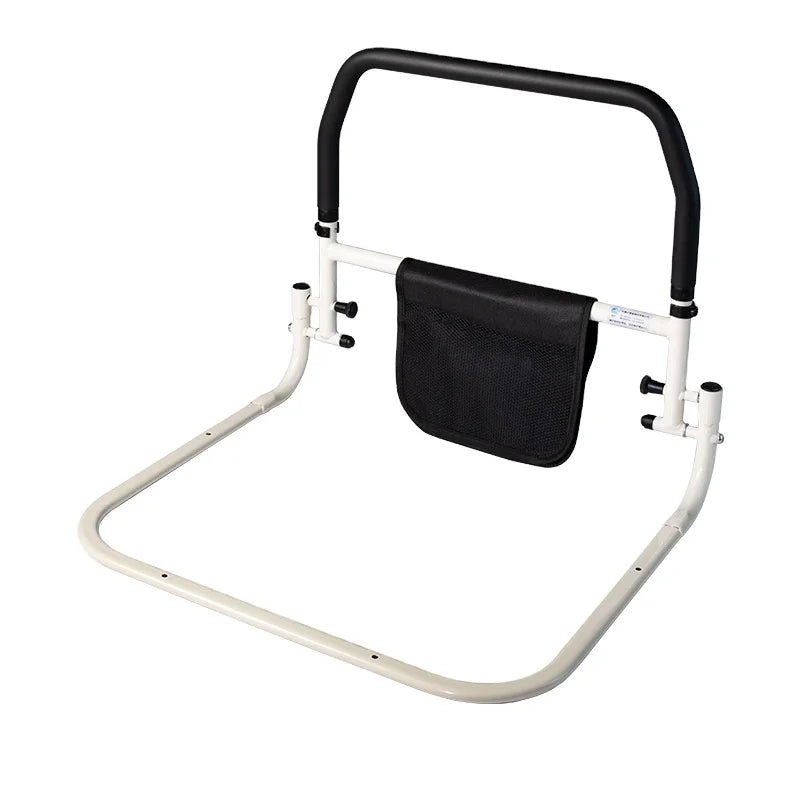 Patient Folding Walker Portable Adjustable Bed Assist Rail Walking Sticks for Disabled
