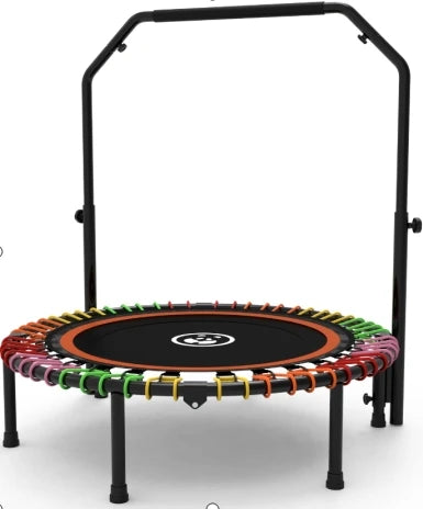 Zoshine Indoor 48 Inch ultra Quiet Foldable Fitness Trampoline Sports Training Trampoline