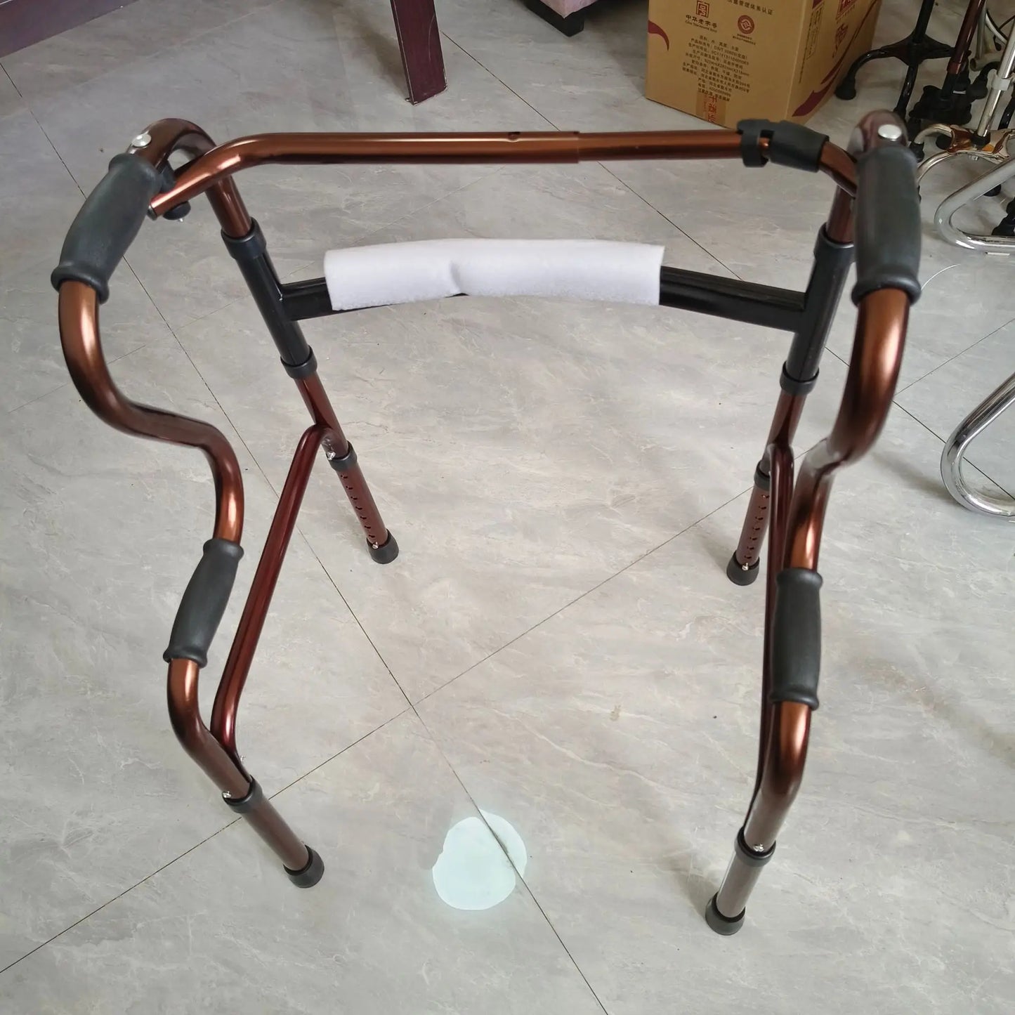 Folding Walking Aid Walker Frame for Disabled Lightweight Standing Frame Aluminum Hospital Device