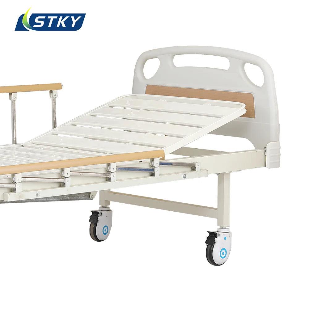 ISO CE Certificated Hospital ICU Bed Two Function Manual Hospital Furniture Medical Bed for Patient