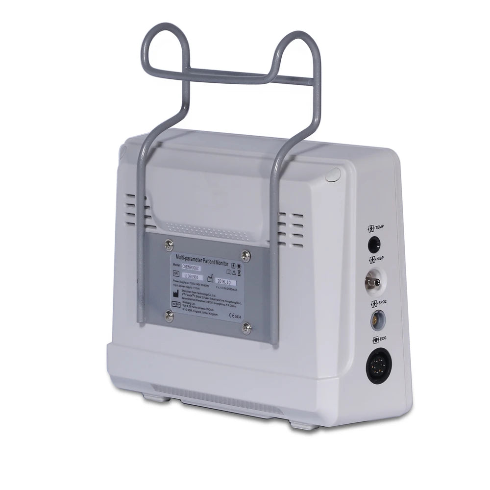 Clinic & Hospital Use 8-Inch Portable Patient Monitor Multi-Parameter Medical Emergency Equipment Electric Power Source