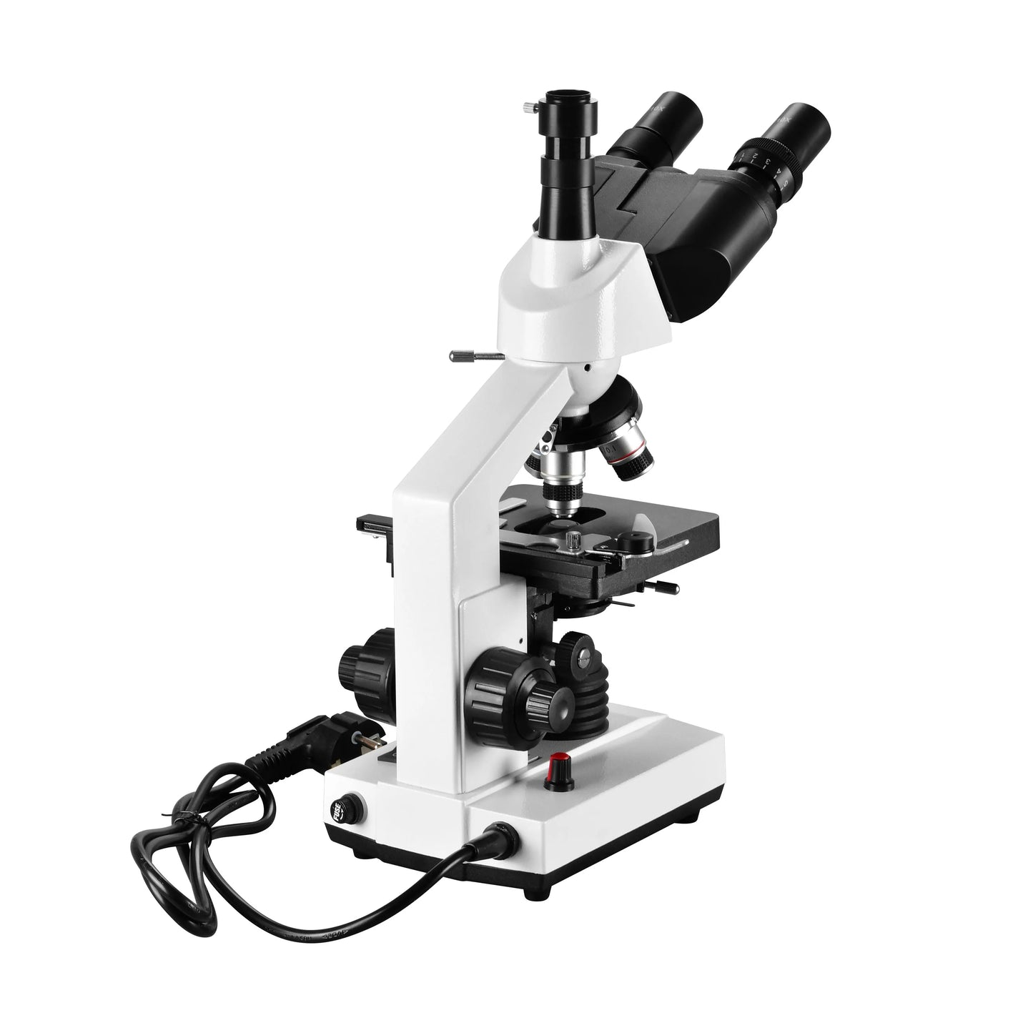 1600X Reusable Biological Optical Microscope for Home Hospital Pet Science Laboratory Use for Bacteria Observation Binocular