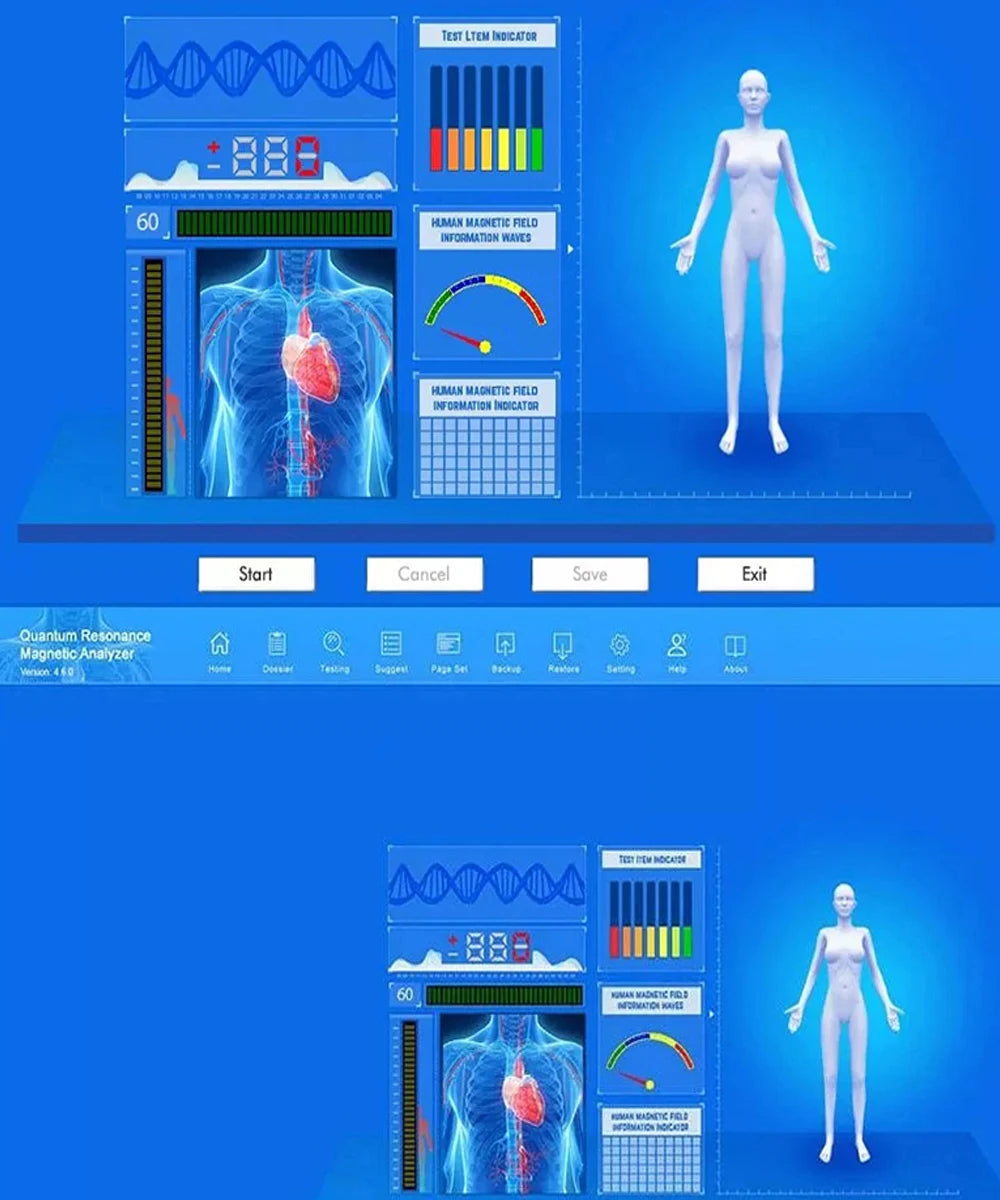 Newest Quantum Resonance Magnetic Health Analyzer 11 Generation Body Analyzer For Hand Touch Multi-language Sub-health Test