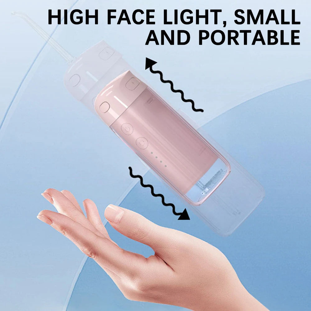 Electric High-Frequency Oral Irrigator IPX7 Waterproof Beauty Instrument Tooth Cleaner All Around Oral Teeth Cleaning Care Tool