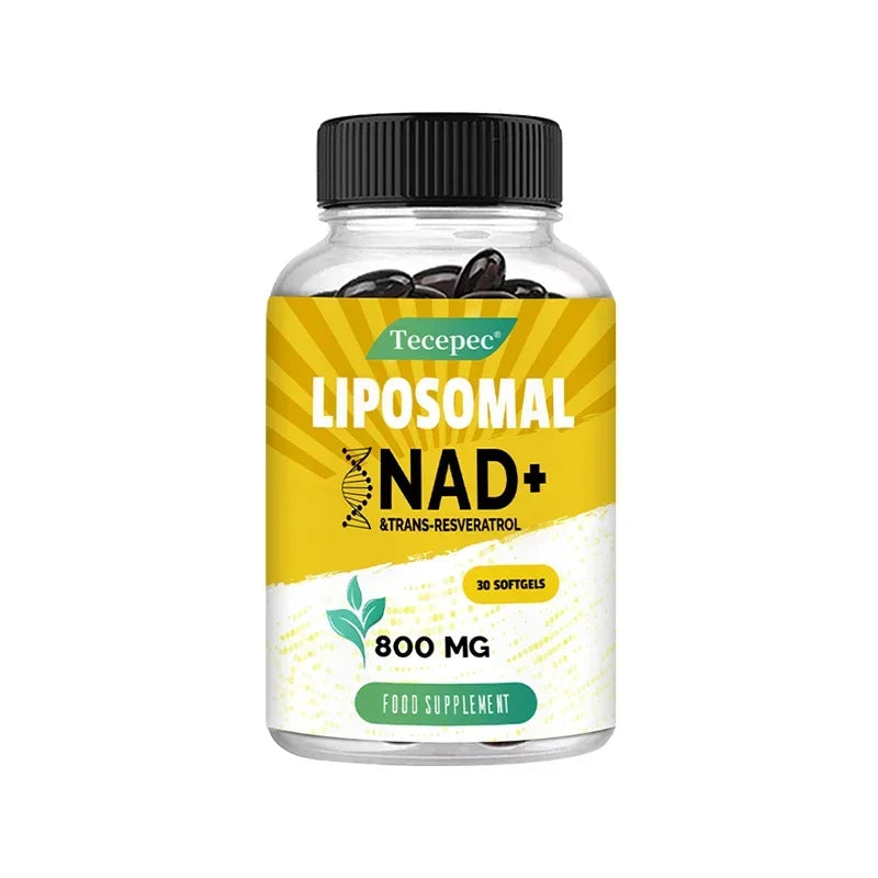 Liposomal NAD+ Supplement 800mg - Balance Energy Levels and Metabolic Health - NAD Supplement for Anti Aging