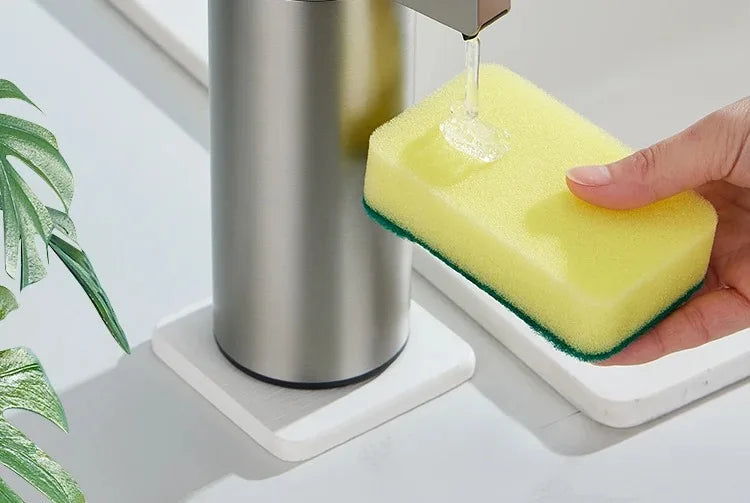 Intelligent automatic sensing 304 stainless steel soap dispenser,Kitchen Soap Machine Automatic Sensor Out of Hand Sanitizer Sma