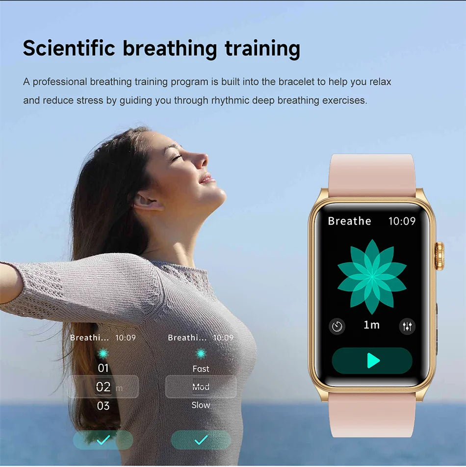 2025 NEW For Xiaomi Smart Watch Women Temperature Monitoring Bluetooth Call Women Health Monitoring Smartwatch For Android IOS