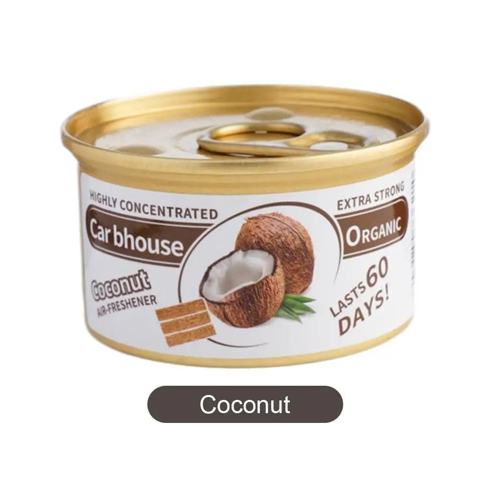 Car Aromatherapy Wooden Block Canned Automobile Air Freshener Long-Lasting Fragrance For Auto Home Closet Car Fragrance Paste