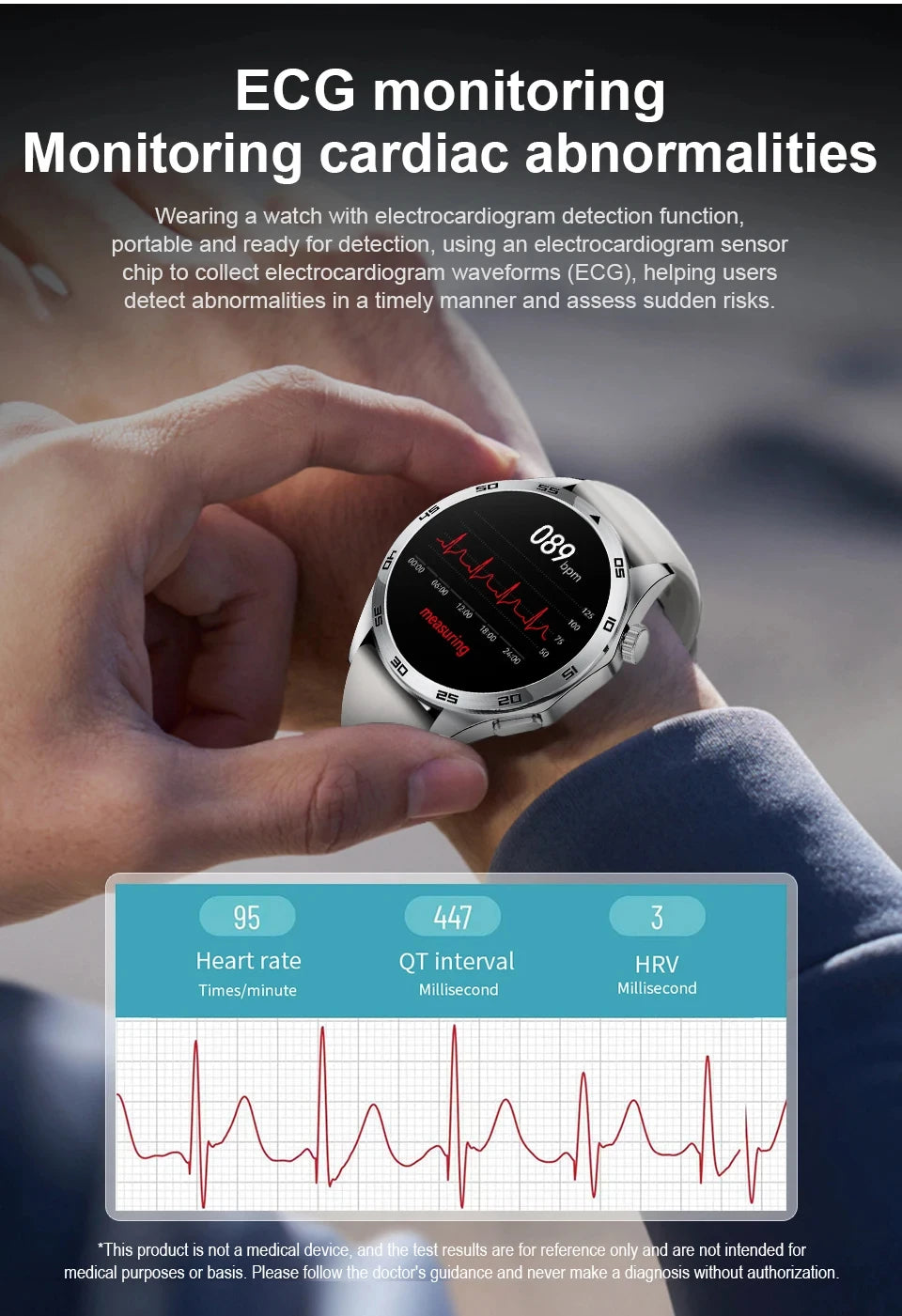 LIGE ECG AI Healthy Diagnose Smart Watch Men Blood Oxygen Blood Pressure Sleep Monitoring Bluetooth Call Health Smartwatch Women