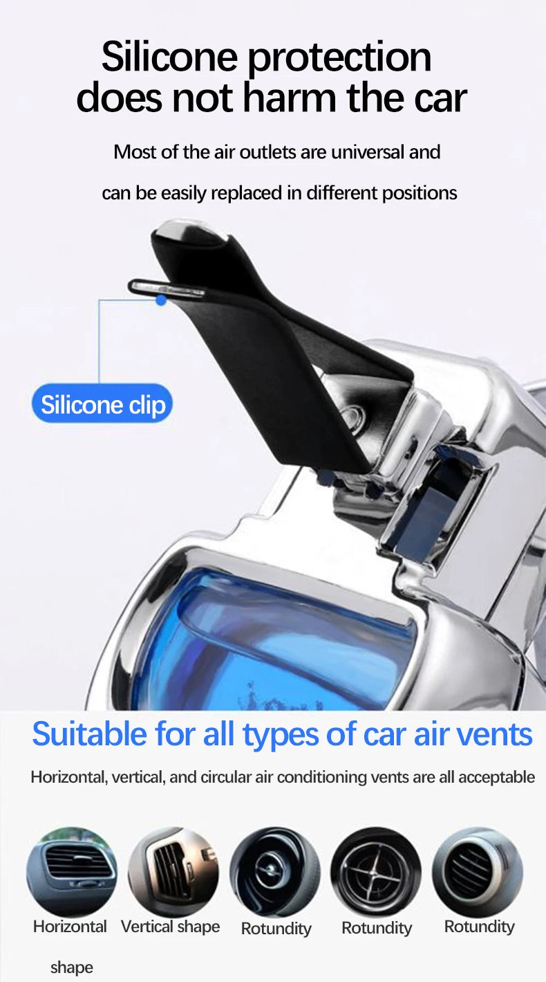 Car Aromatherapy Air Outlet perfume Rotating Spiral Parts Air freshener Eliminating Odor Interior Accessories Holiday Gift