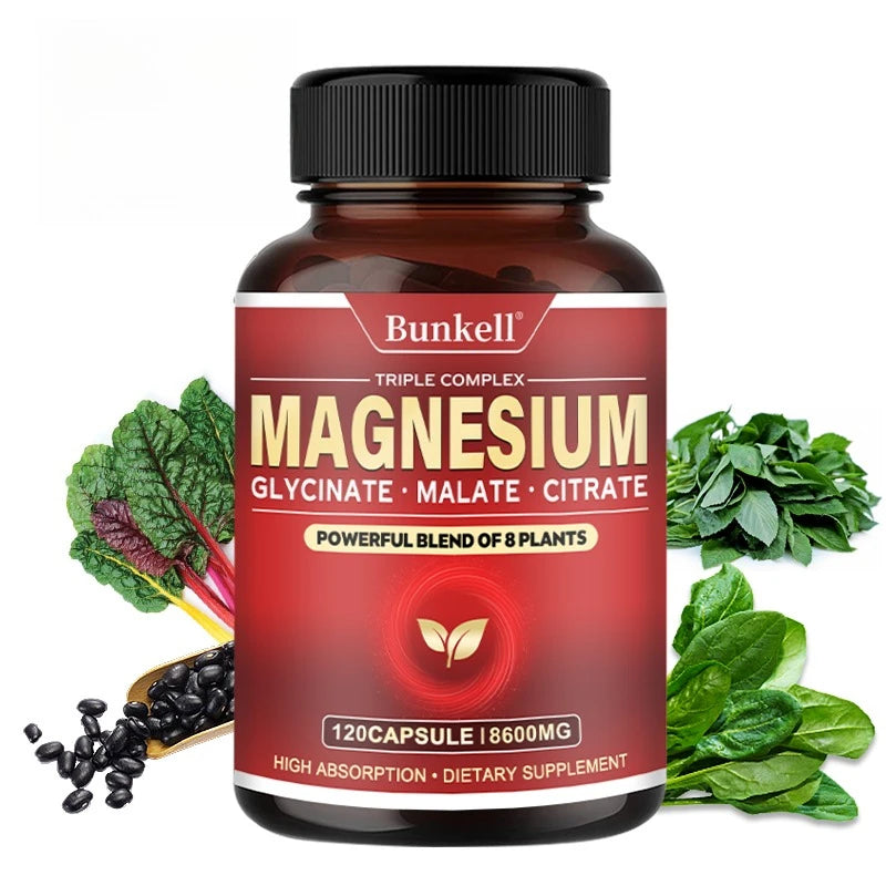 Magnesium Complex - Bone, Muscle and Heart Health Supplement, Helps Sleep, Muscle Relaxation, Promotes Energy and Sleep