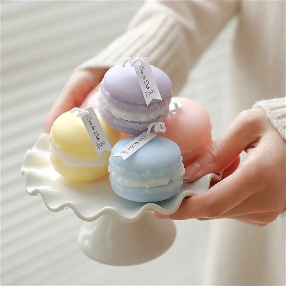 Natural Plant Scented Macaron Scented Candles Yulan Magnolia Fragrant Fruits Aromatherapy Party Cool Red Leaf Home Candle