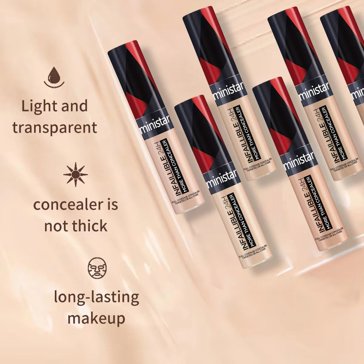 Concealer Natural Concealer Modifies Skin Tone Natural Three-dimensional