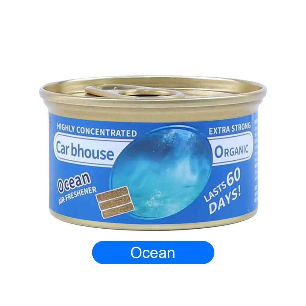 Car Aromatherapy Wooden Block Canned Automobile Air Freshener Long-Lasting Fragrance For Auto Home Closet Car Fragrance Paste