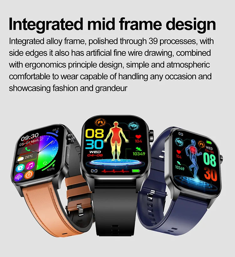 New ET580 smart watch Bluetooth call game health monitoring smart bracelet sports watch