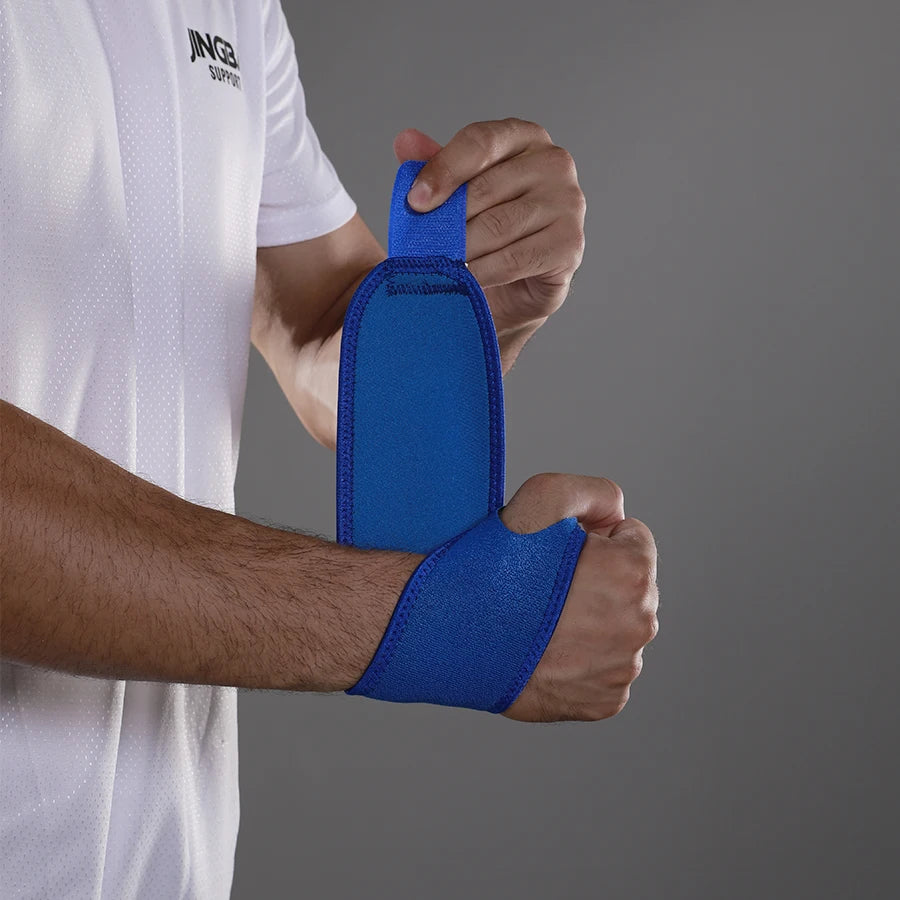 1 Piece Neoprene Breathable Adjustable Wrist Support Wraps for Weightlifting Kettlebell