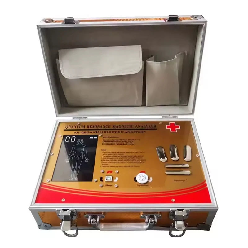Multiple Test Quantum Weak Magnetic Resonance Body Analyzers Sub-Health Diagnostic Machine by Detection stick and wrist clip
