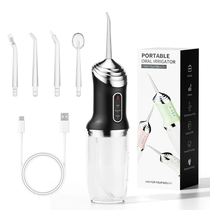Tooth Water Flosser, Oral Rinser,Portable Wireless Oral Rinser,USB Charging,Suitable for Home Travel,Daily Teeth Care for
