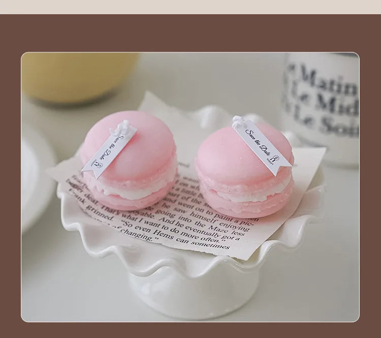 Macaron Aromatherapy Candle Photo Prop Diy Birthday Gift Fragrance Candle Perfume Scent Creative Gift Christmas Gift