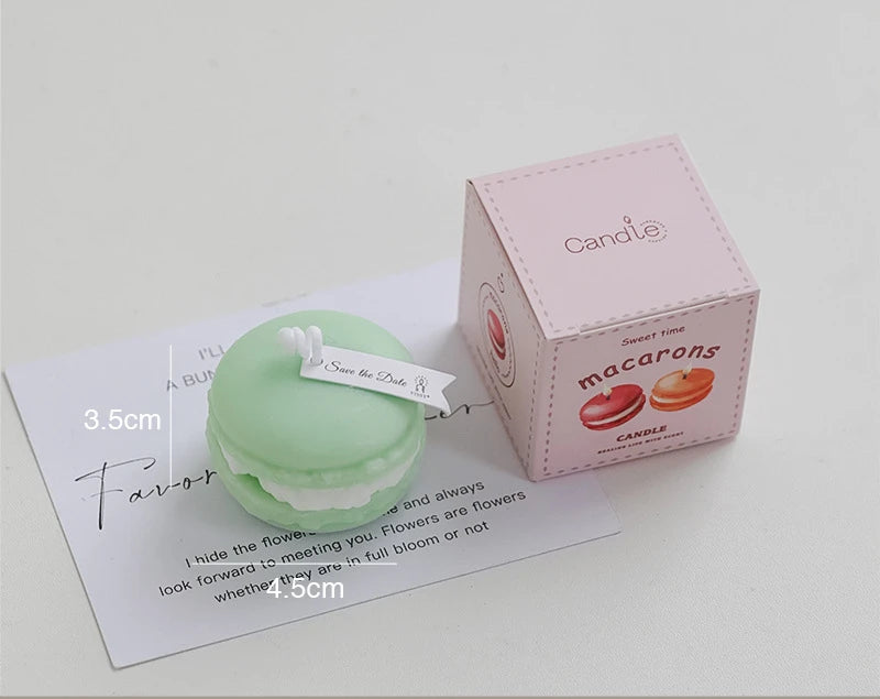 Natural Plant Scented Macaron Scented Candles Yulan Magnolia Fragrant Fruits Aromatherapy Party Cool Red Leaf Home Candle