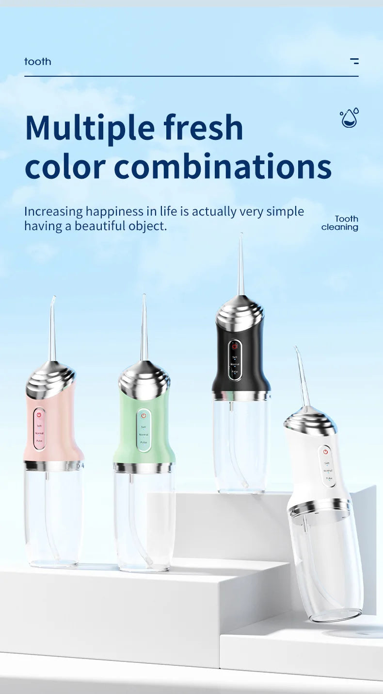 Tooth Water Flosser, Oral Rinser,Portable Wireless Oral Rinser,USB Charging,Suitable for Home Travel,Daily Teeth Care for