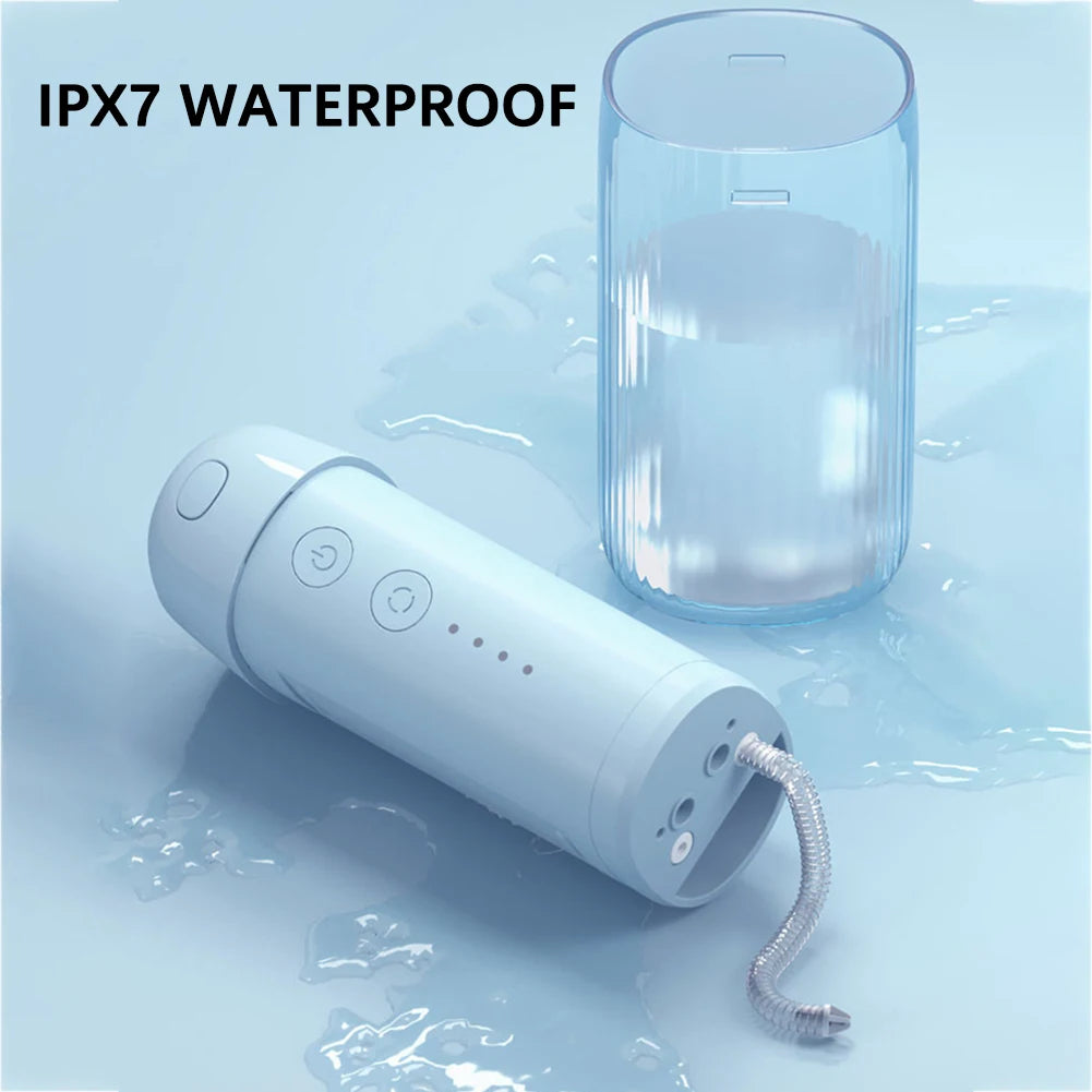 Electric High-Frequency Oral Irrigator IPX7 Waterproof Beauty Instrument Tooth Cleaner All Around Oral Teeth Cleaning Care Tool