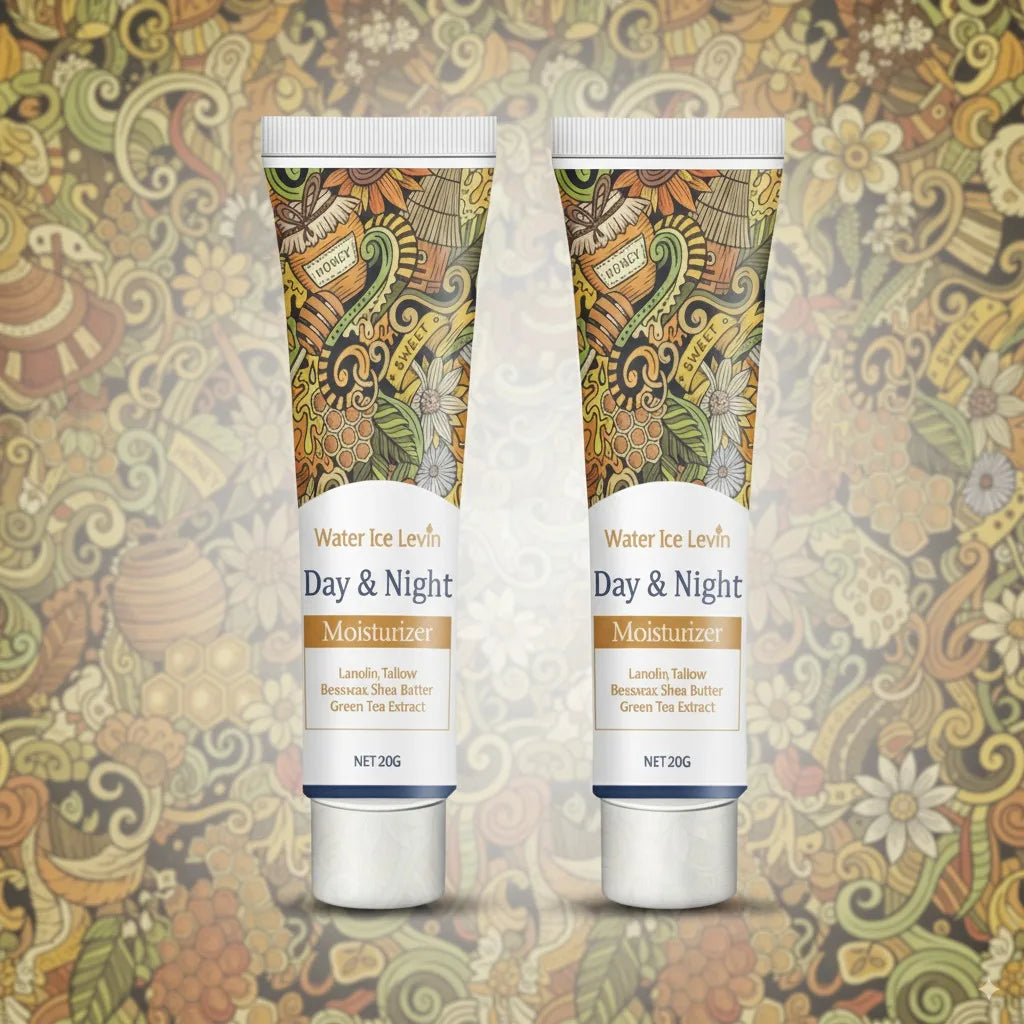 Natural Eye Cream with Shea Butter & Green Tea - Deep Nourishment, Soothing Moisture, Fast Absorption, Winter Care, All Skin Typ