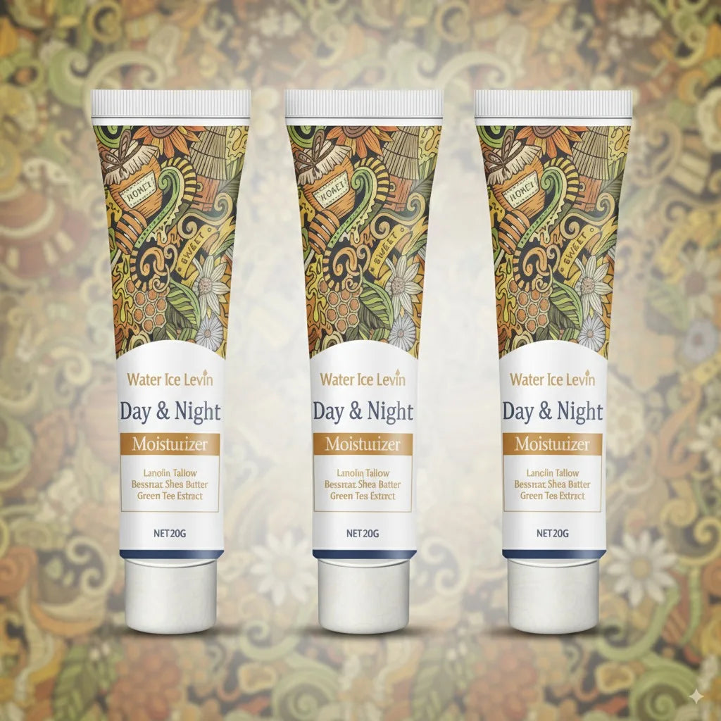 Natural Eye Cream with Shea Butter & Green Tea - Deep Nourishment, Soothing Moisture, Fast Absorption, Winter Care, All Skin Typ