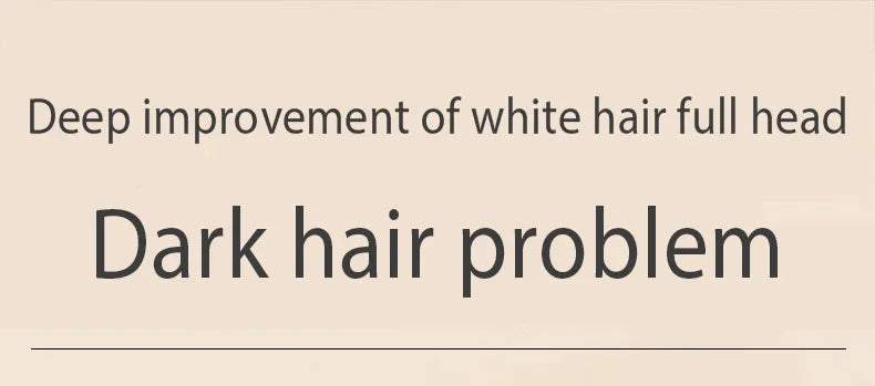 Gray-to-Black Hair Oil Restores Hair's Natural Black Pigment Nourishes Hair Follicles Reduce Breakage Soothes Scalp Adds Shine
