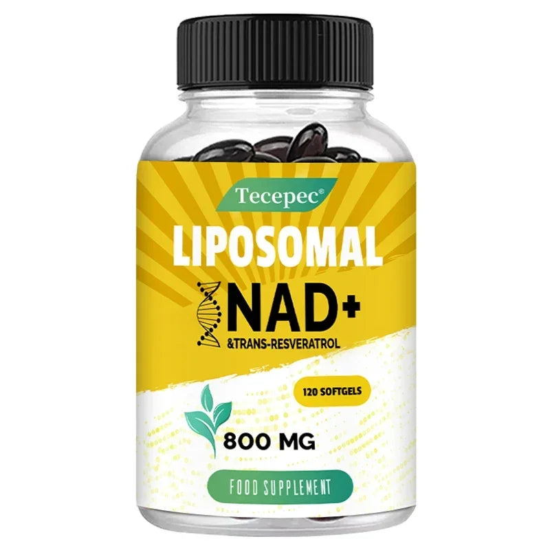 Liposomal NAD+ Supplement 800mg - Balance Energy Levels and Metabolic Health - NAD Supplement for Anti Aging