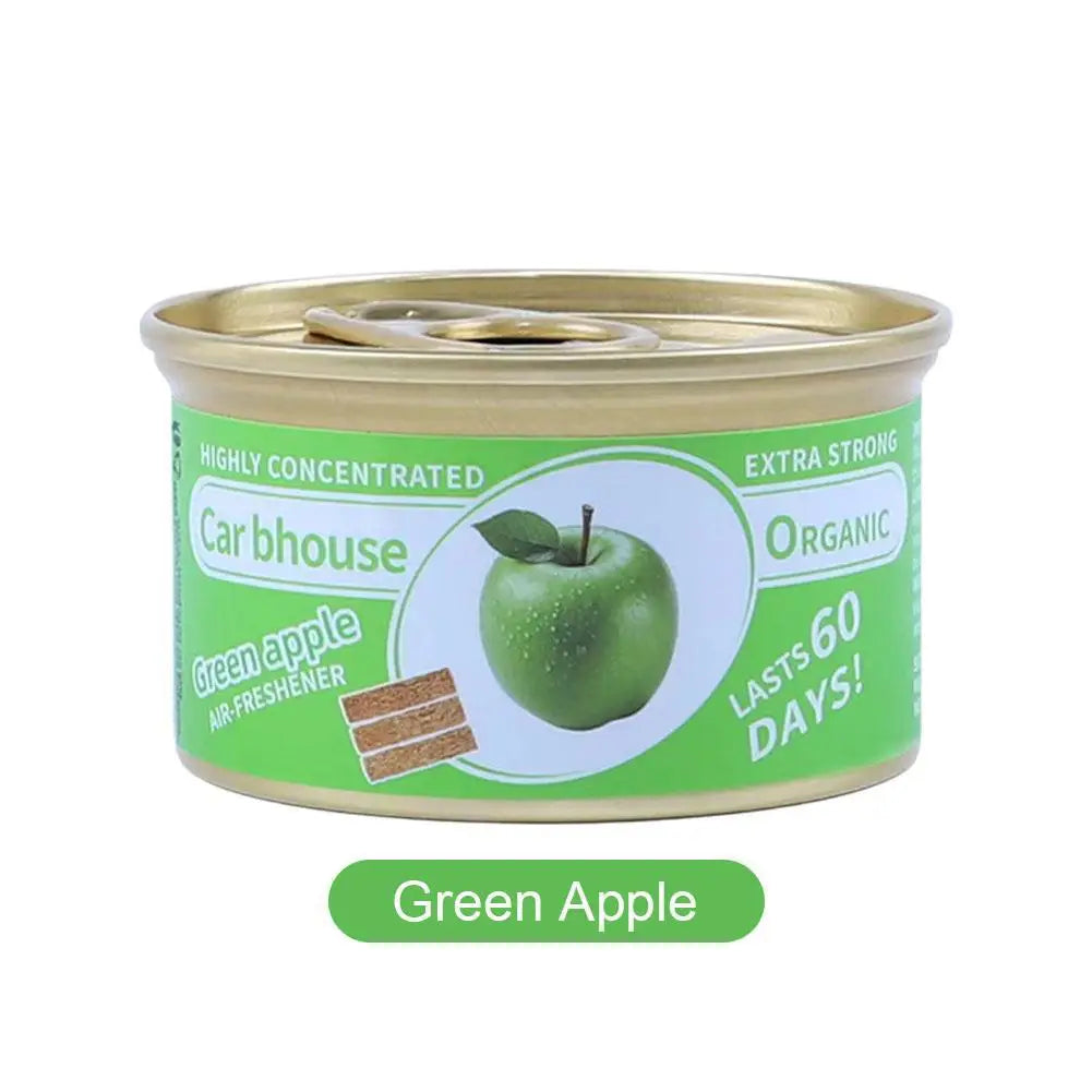 Car Aromatherapy Wooden Block Canned Automobile Air Freshener Long-Lasting Fragrance For Auto Home Closet Car Fragrance Paste