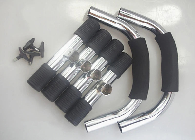 250KG Bearing Push Up Bar Stands 1Pair Strengthen Arm Chest Muscles Traning Workout Stands Adjustable Gym Equipment Paralettes
